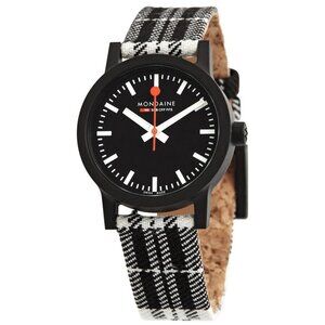 FX03430B NWT Mondaine Fashion Ladies Quartz Renewable Raw Material Authentic Wat